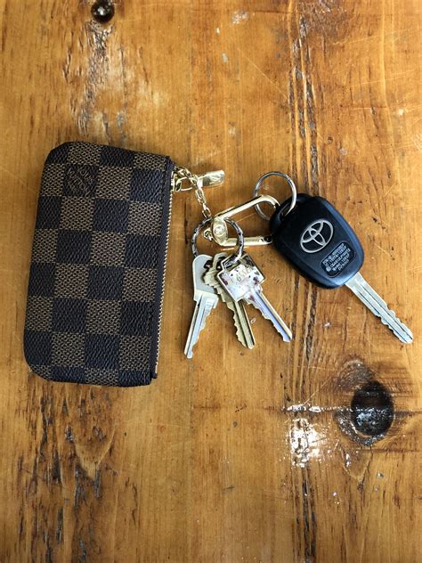 louis vuitton key case wallet.